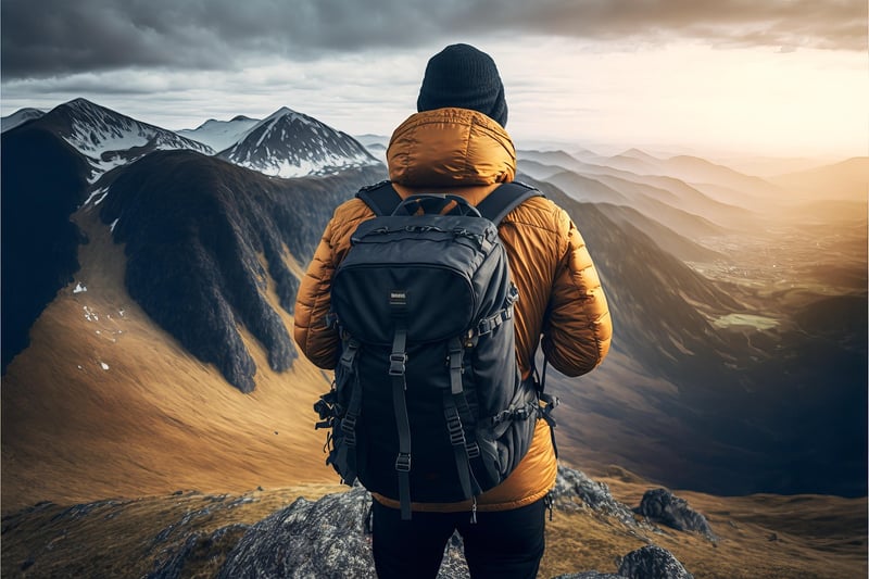 Hiking in the mountains